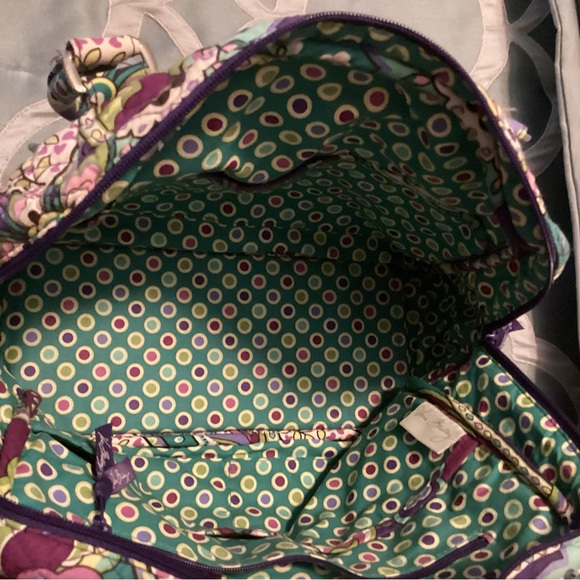 Vera Bradley turn lock satchel - Picture 3 of 5